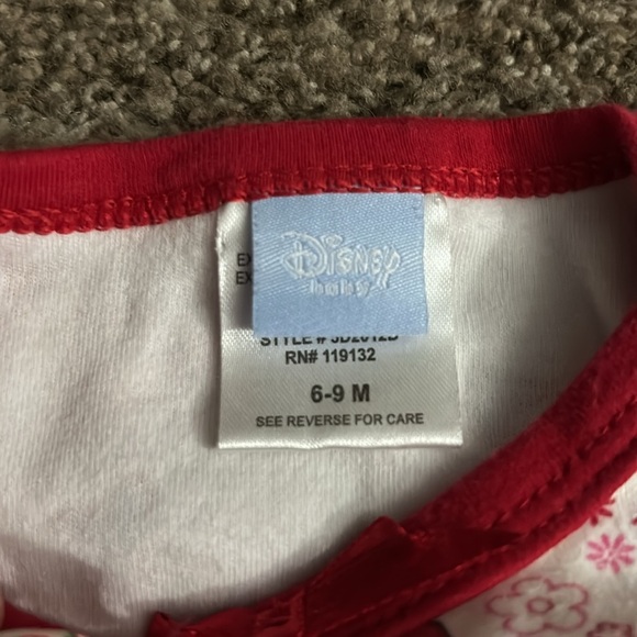 Vintage Minnie Mouse Long Sleeve Onesie - Picture 2 of 4